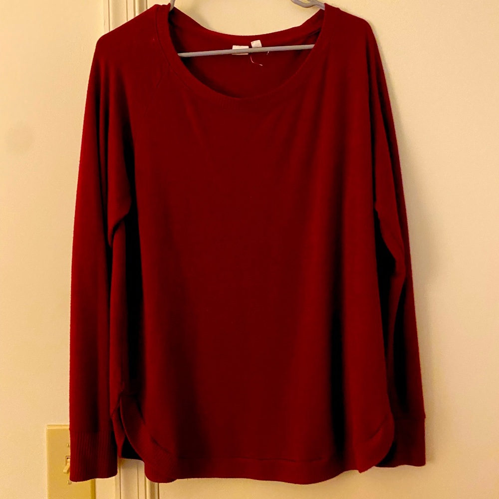 Gap size medium oversized red sweater